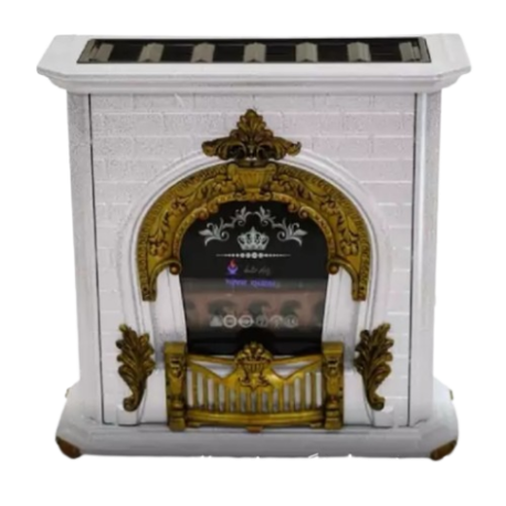 شومینه گازی پرنس سفید طلائی PR374 (بهکاران)