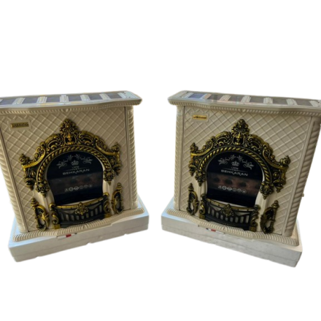 بخاری شومینه طرح امپراطور کرم طلایی بهکاران 30000